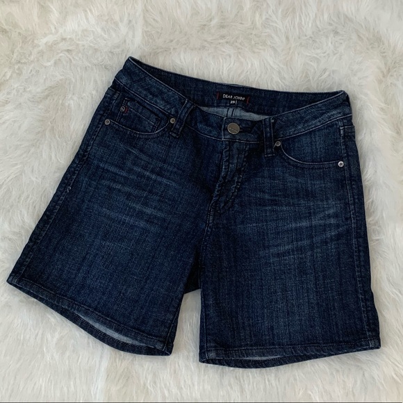 Dear John Ava Roll Up Denim Shorts - Picture 3 of 7